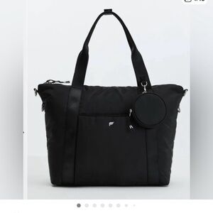 Fabletics Sleek Black Tote Bag